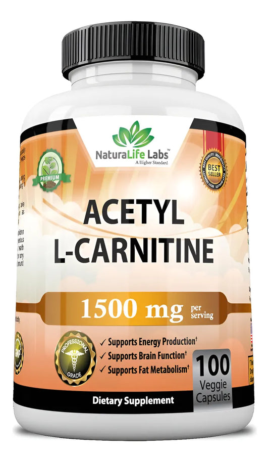 Acetil L-Carnitina Vegana – NaturaLife Labs