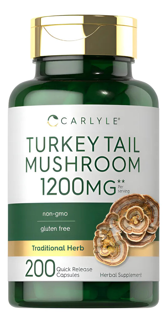 Cápsulas de hongos de pavo