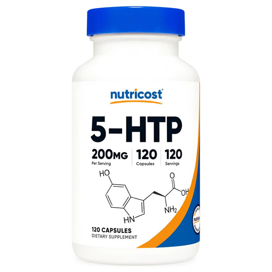 5-HTP 200 mg – Nutricost | 120 cápsulas vegetarianas