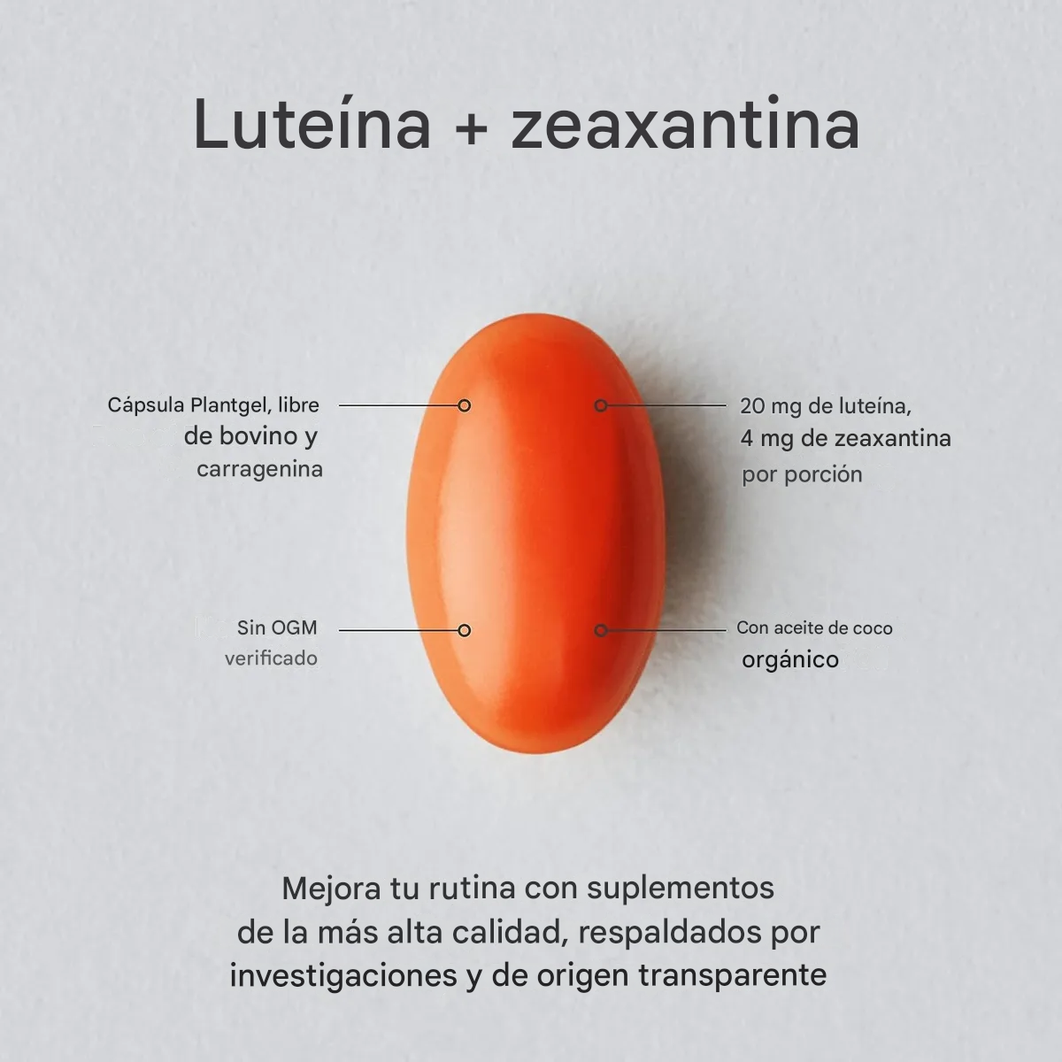 Luteína y Zeaxantina 20 mg – Sport Research