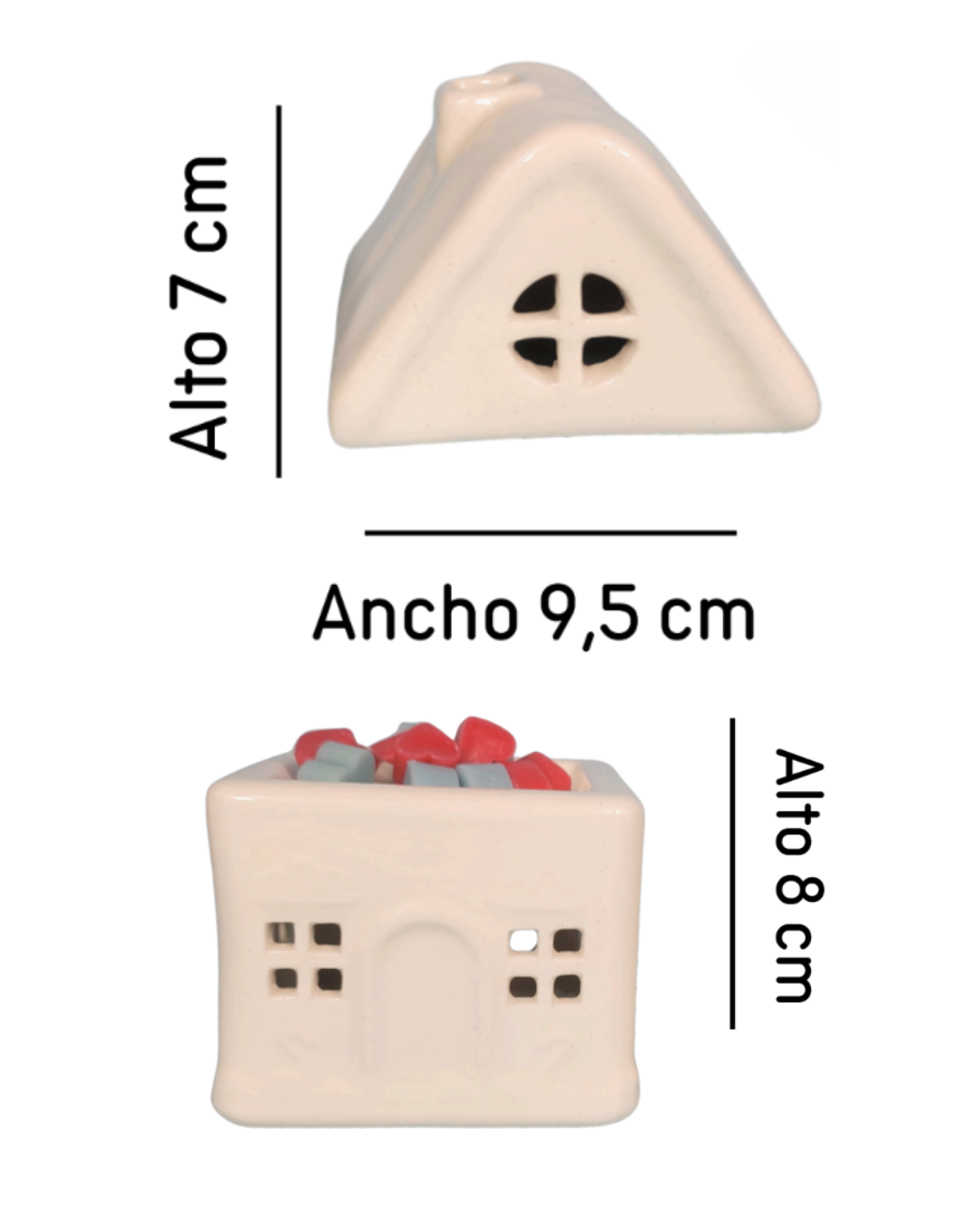 Pebetero Casa navideña
