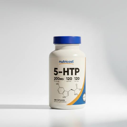 5-HTP 200 mg – Nutricost | 120 cápsulas vegetarianas