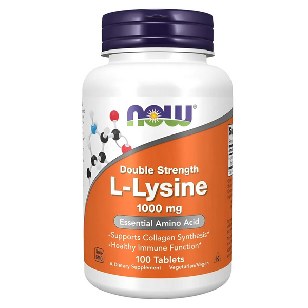 NOW L-Lisina 1000 mg – 100 tabletas