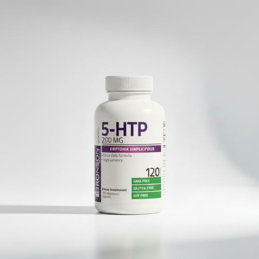 5-HTP Bronson 200 mg – 120 Cápsulas Vegetarianas