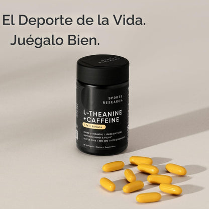 L-Teanina con cafeína y MCT Sports Research