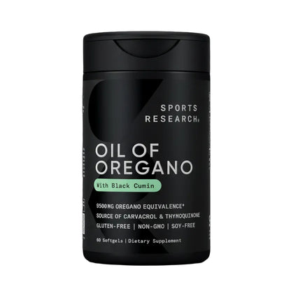 Aceite de orégano 9500 mg con jengibre Sports Research
