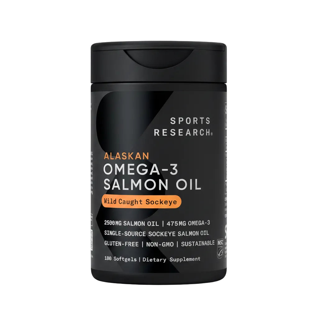 Aceite de salmón 2500 mg Sports Research con EPA y DHA