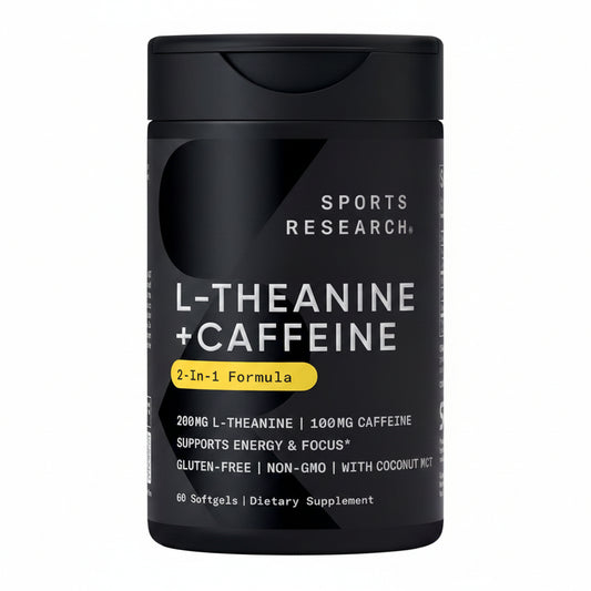 L-Teanina con cafeína y MCT Sports Research