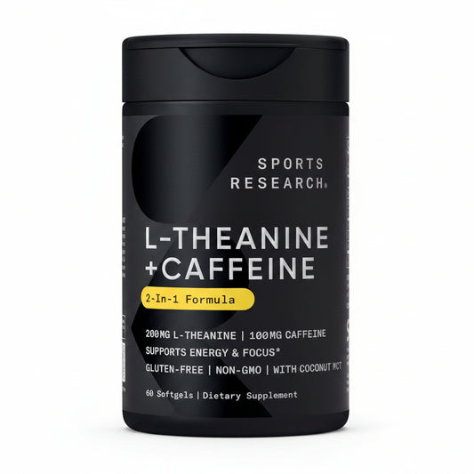 L-Teanina con cafeína y MCT Sports Research