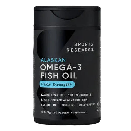 Omega-3 aceite de pescado salvaje de Alaska Sports Research