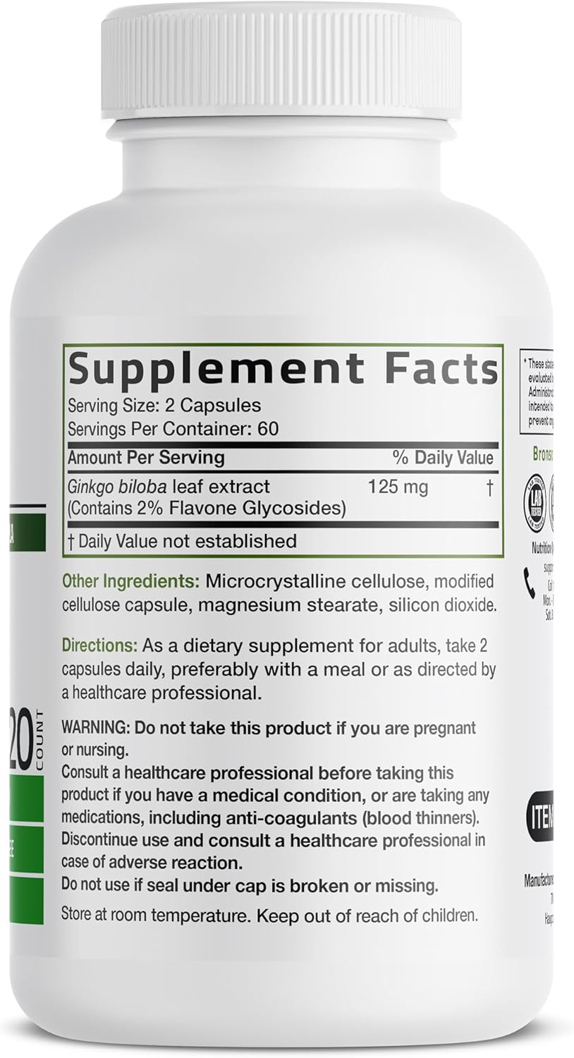 Ginkgo Biloba Extra Strength Bronson