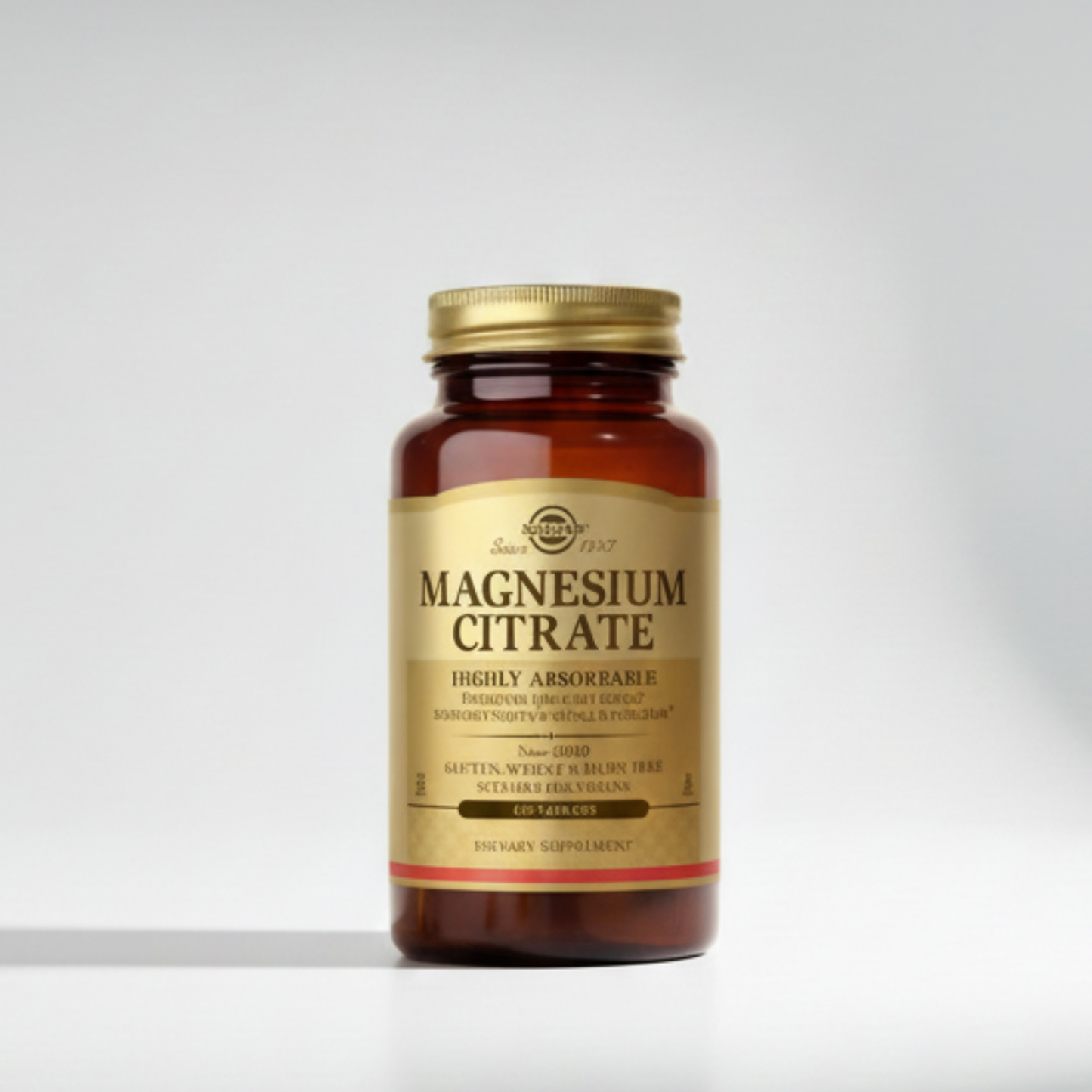 Citrato de Magnesio Solgar – 120 tabletas