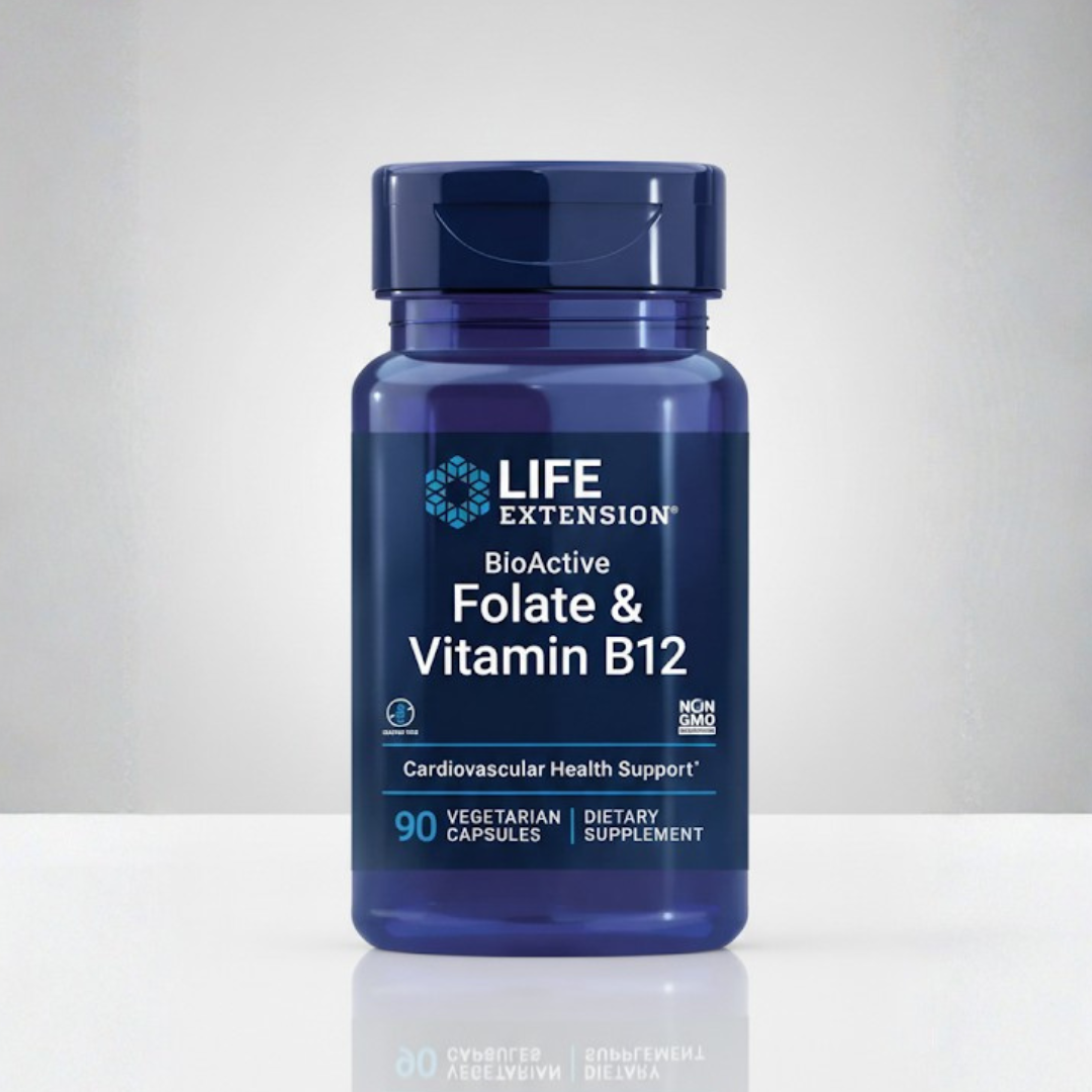 Folato 800 mcg + Vitamina B12 – Life Extension