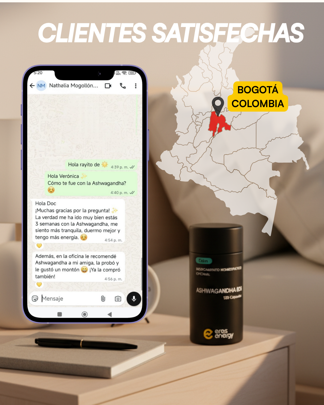 Kit Ashwagandha Eres Energy - 2 unidades