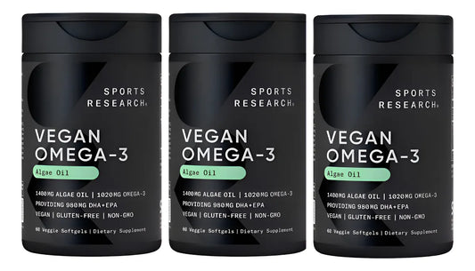 Omega 3 vegano dha dpa 630 mg pack 3 apoyo cerebral