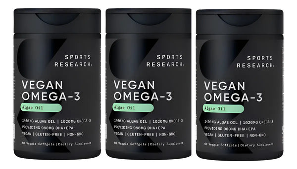 Omega 3 vegano dha dpa 630 mg pack 3 apoyo cerebral