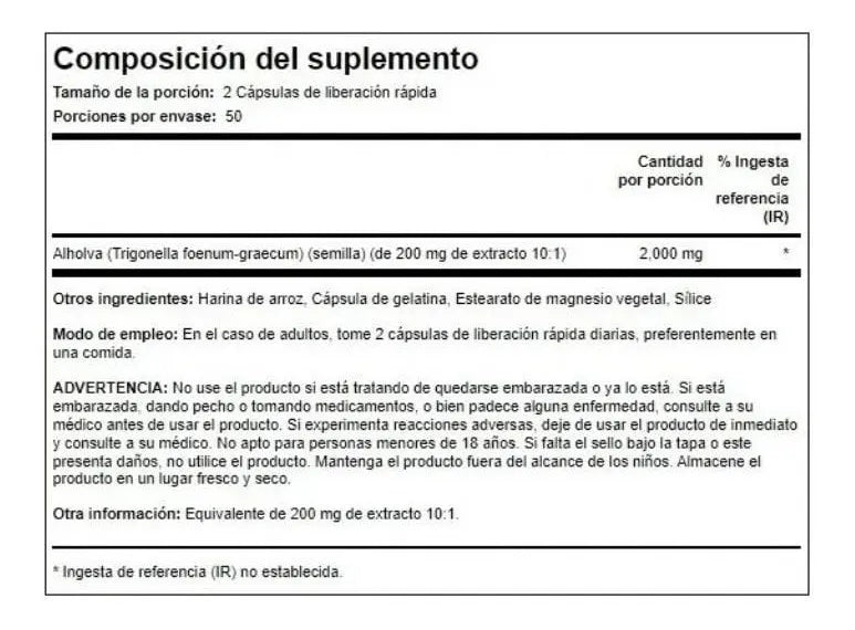 Fenogreco 2000 mg - Piping Rock