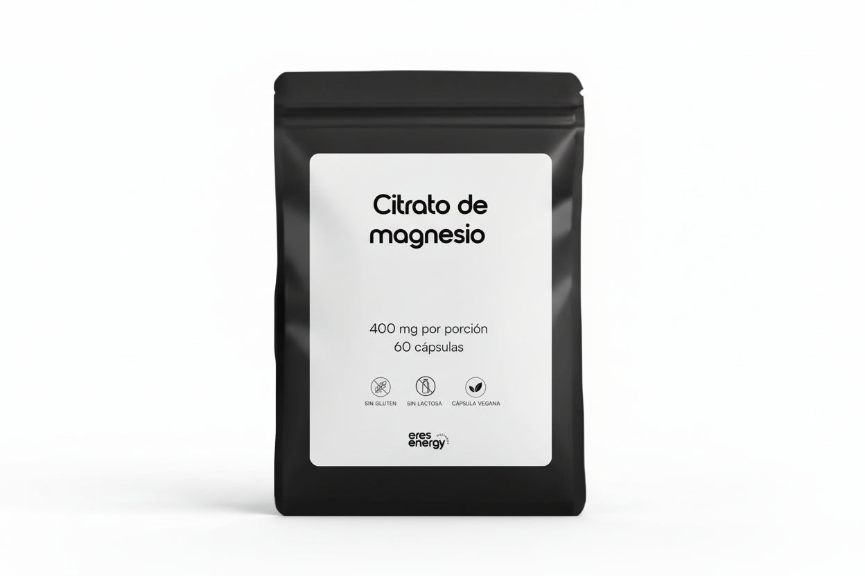 Citrato de magnesio cápsulas 60 unidades apoyo digestivo