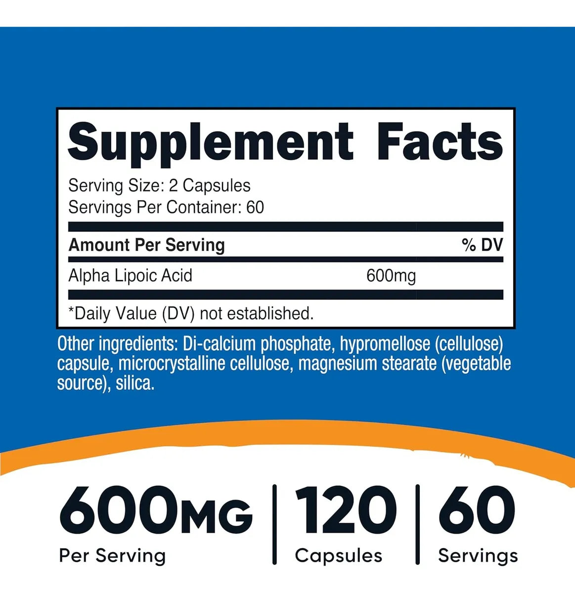 Acido Alfa Lipoico 600 Mg
