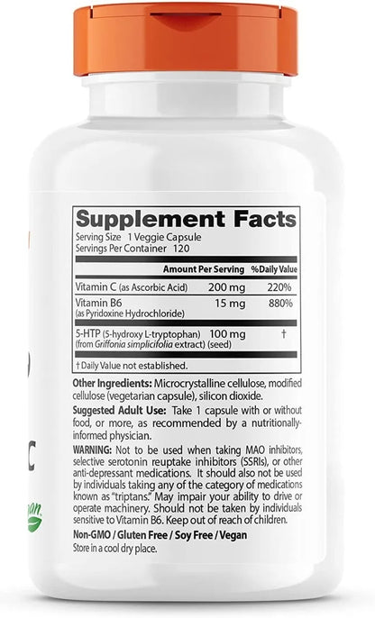 5-HTP con Vitaminas B6 y C – Doctor’s Best