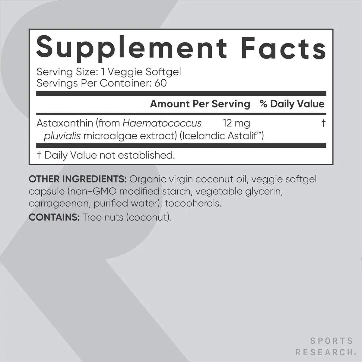 Astaxantina Vegana - Sport Research