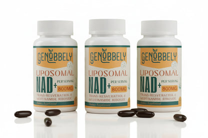 Nad 800 mg liposomal pack 3 apoyo energético celular
