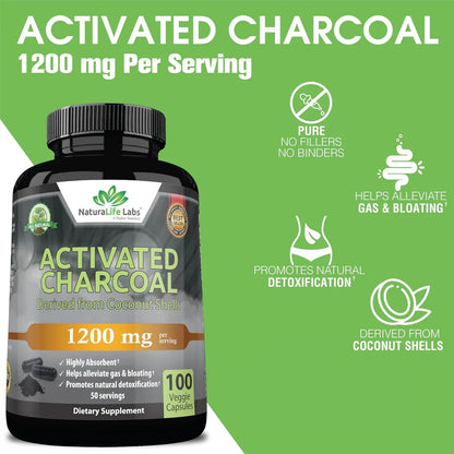 Carbón Activado – Natural Labs | Cápsulas