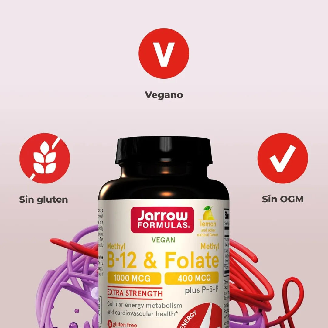 Metilo B12/ Folato Vitamina Jarrow
