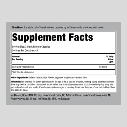 Raíz de Remolacha 1500 mg – Piping Rock