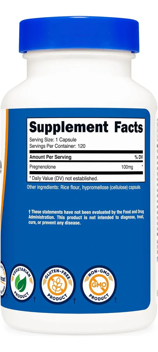Pregnenolona 100 mg Nutricost