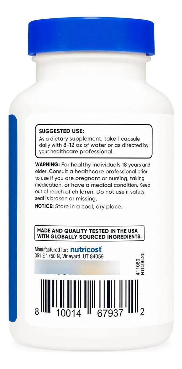 L -Teanina 200 mg – 120 Cápsulas Doble Fuerza