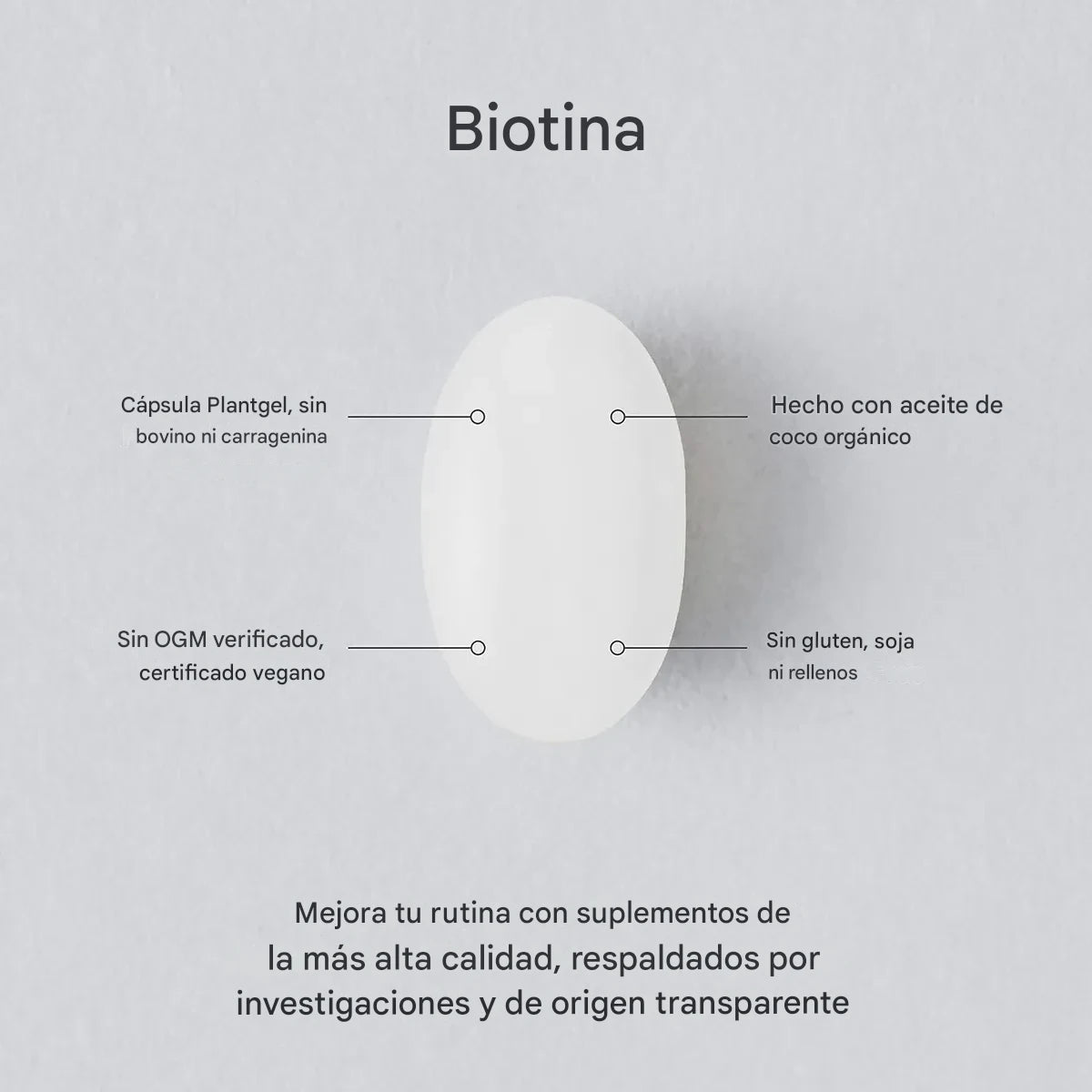 Sports Research Biotina + Aceite de Coco Orgánico