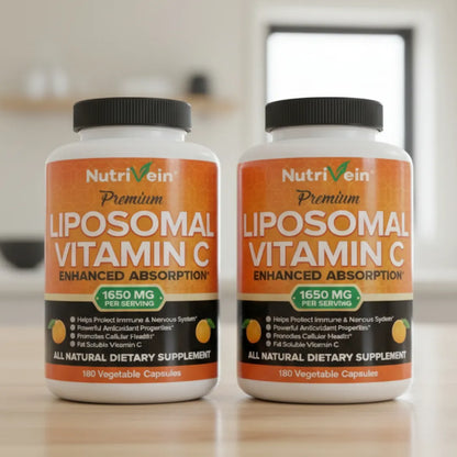Vitamina c liposomal 1650 mg pack 2 apoyo inmune