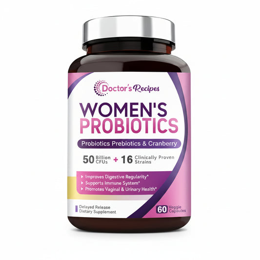 Probiótico para Mujeres – Doctor’s Recipe | 60 Cápsulas