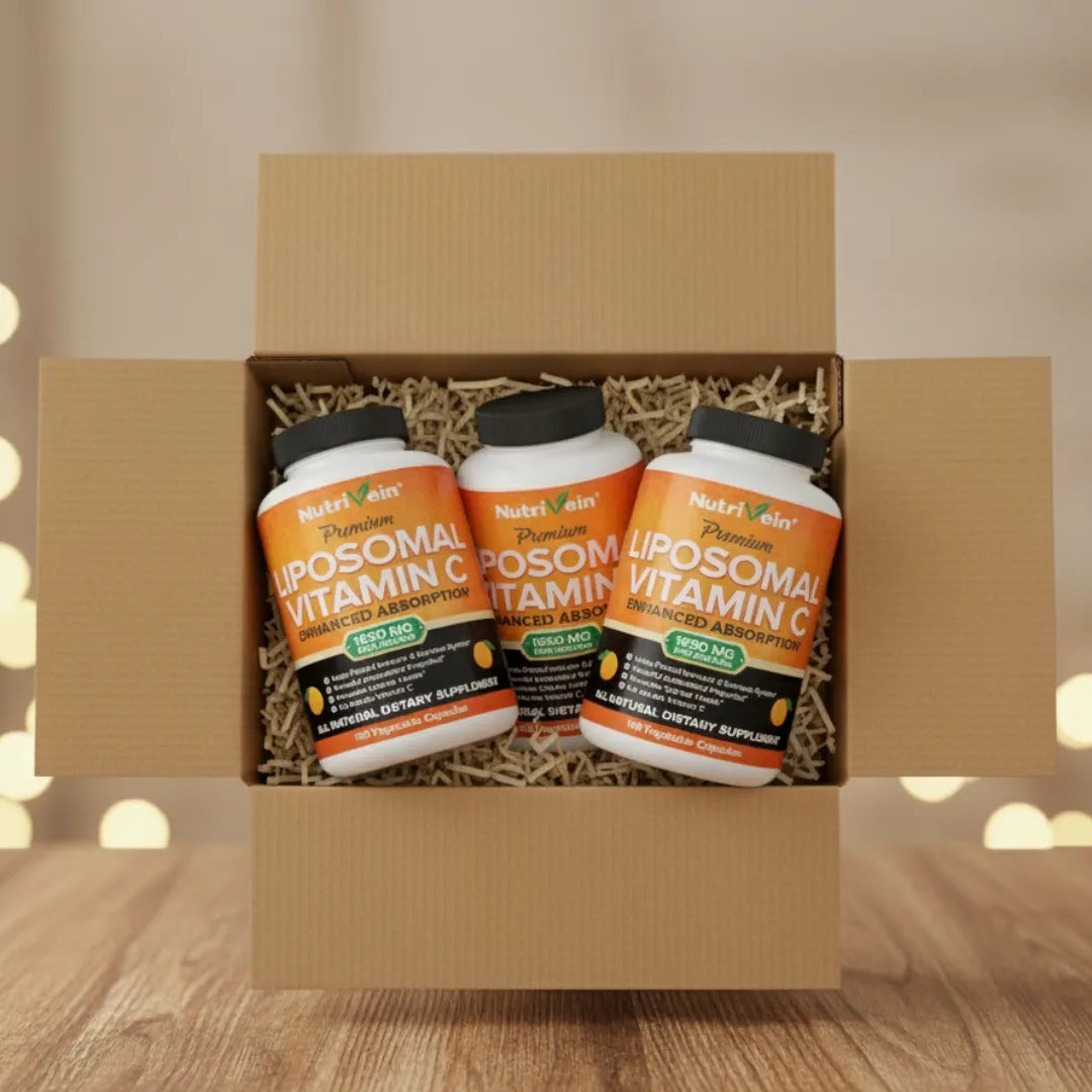 Vitamina c liposomal 1650 mg pack 3 apoyo inmune