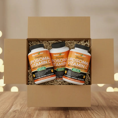 Vitamina c liposomal 1650 mg pack 3 apoyo inmune