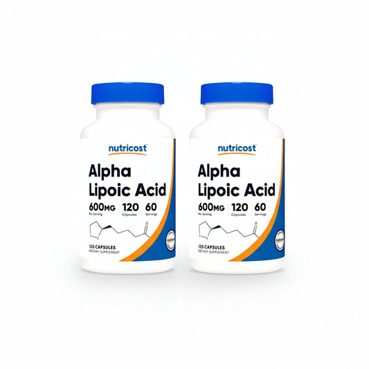 Ácido alfa lipoico 600 mg pack 2 apoyo antioxidante