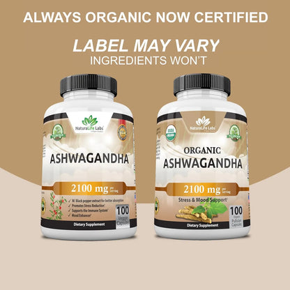Ashwagandha Orgánica – Naturalife Labs