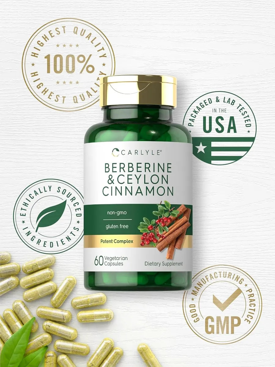 Berberina Con Canela 2000mg Carlyle