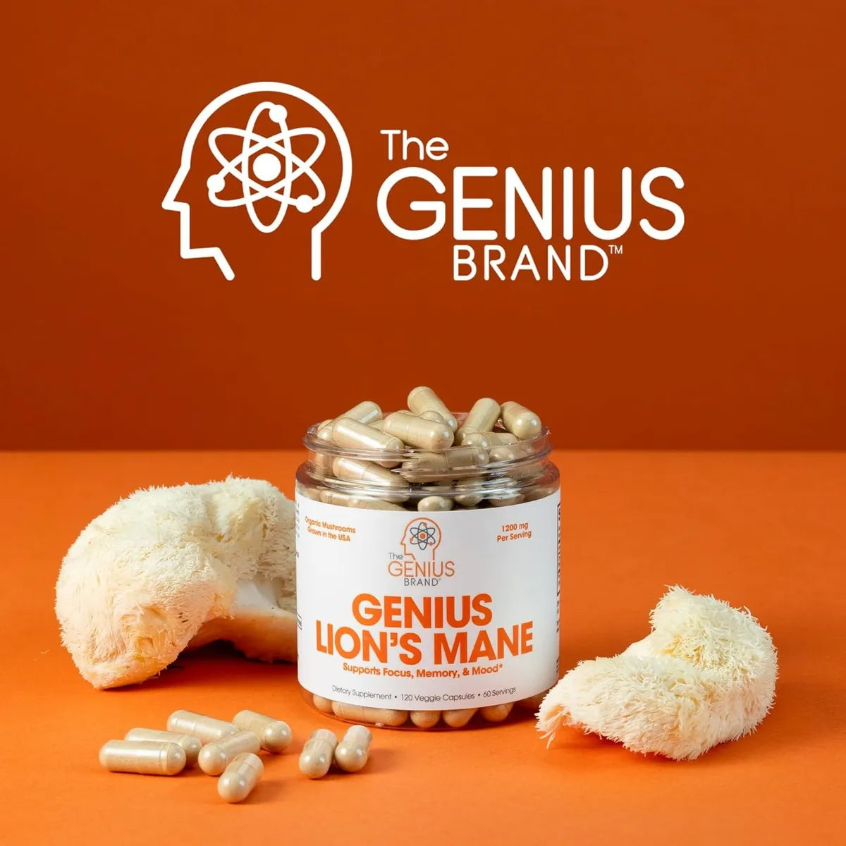 Melena de León – 120 Cápsulas Veganas | The Genius Brand