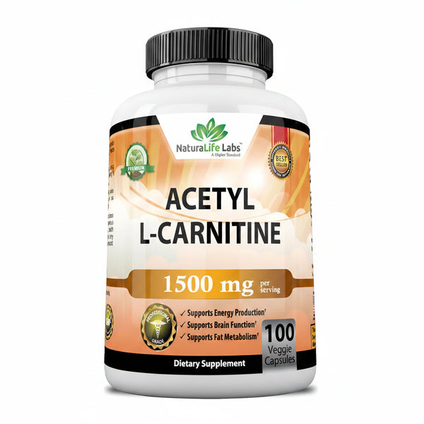 Acetil L-Carnitina Vegana – NaturaLife Labs