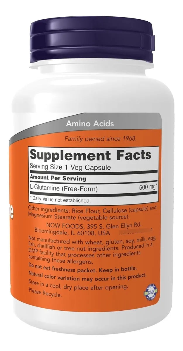 L- Glutamina (500 G) 100% Glutamina Pura