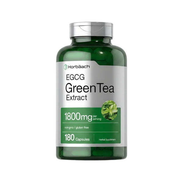 Extracto de Té Verde 1800 mg – Horbäach | 180 Cápsulas