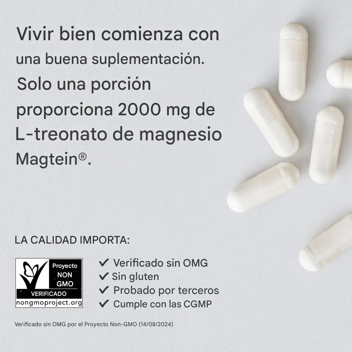 Magtein – Cápsulas de L-Treonato de Magnesio | Sport Research