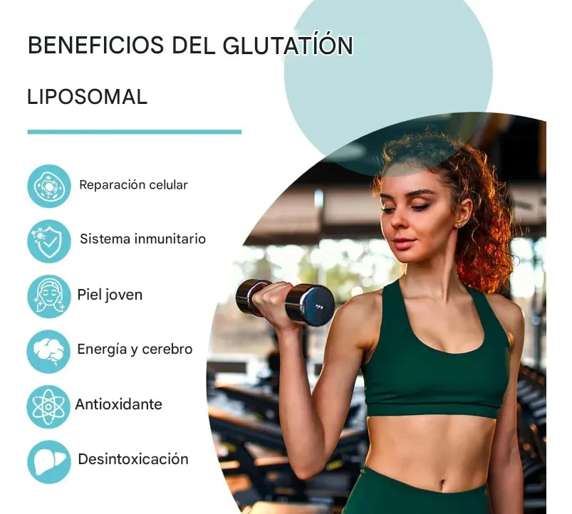 Glutatión Liposomal con Ácido Hialurónico y Resveratrol