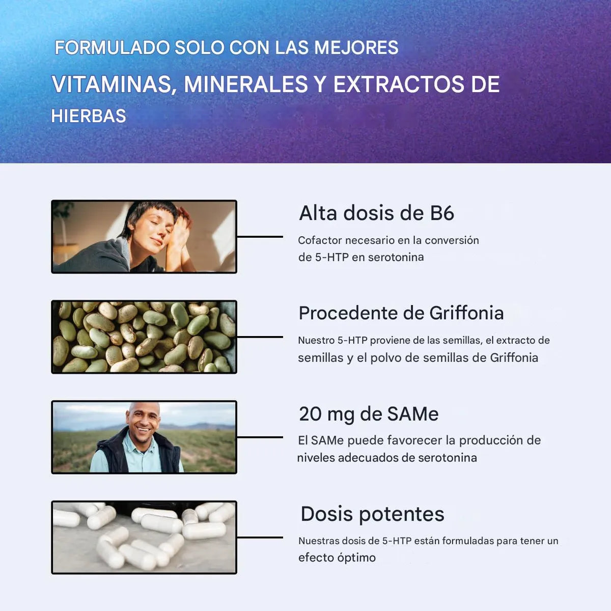 5-HTP 200 mg – Dr. Emil | 60 Cápsulas