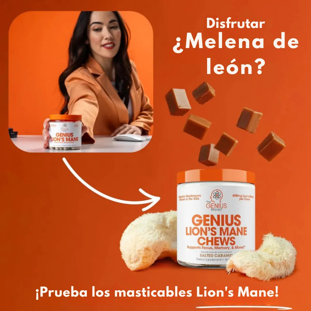 Melena de León – 120 Cápsulas Veganas | The Genius Brand