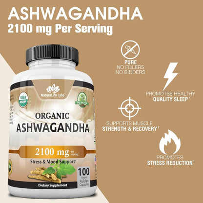 Ashwagandha Orgánica – Naturalife Labs