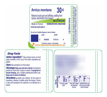 Árnica Montana – Glóbulos Homeopáticos - BOIRON