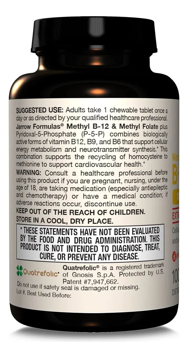 Metilo B12/ Folato Vitamina Jarrow